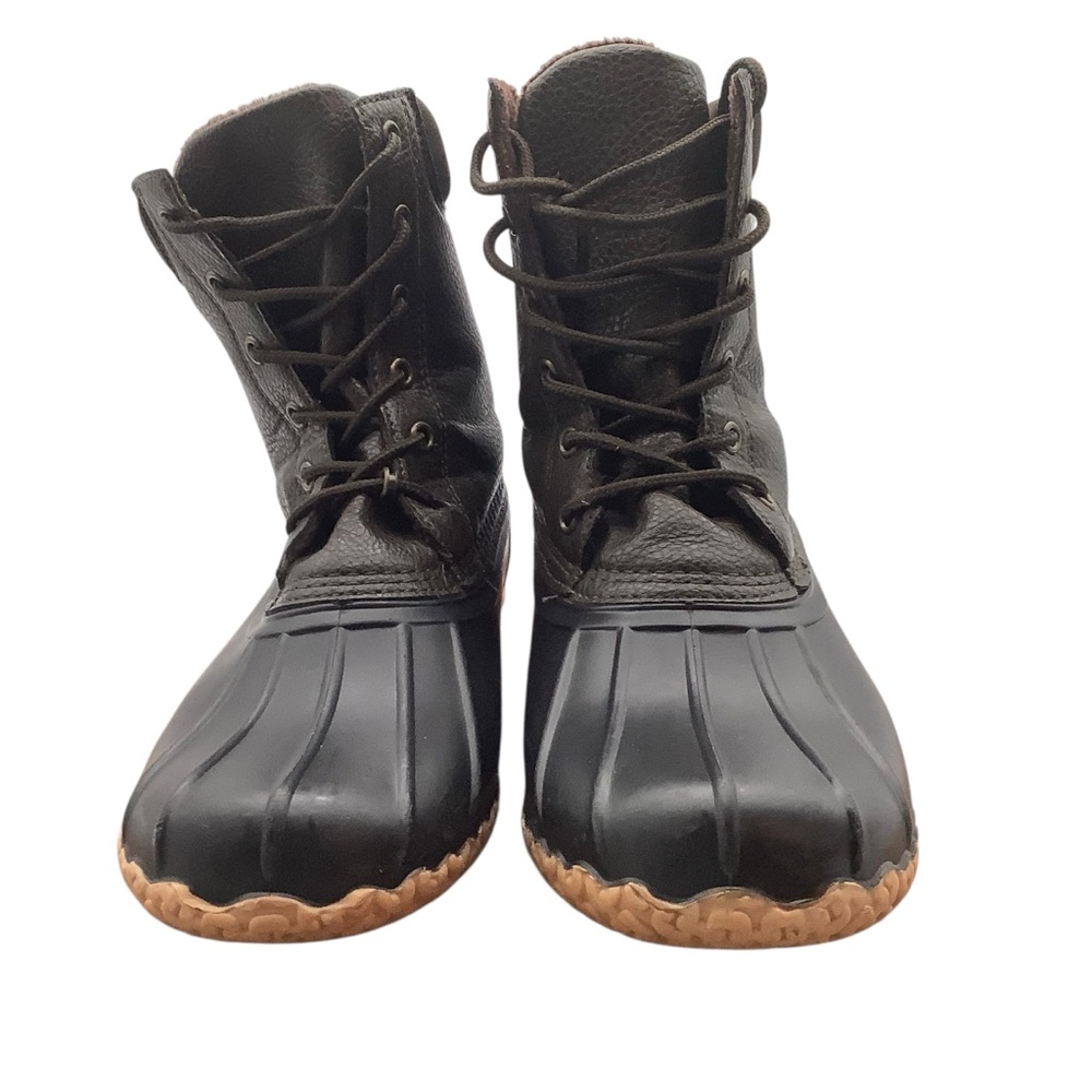 Weatherproof vintage Black Lace-Up Duck Boots‎ size 9